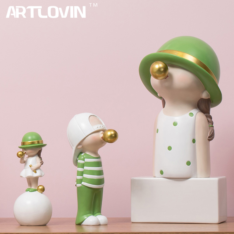 Home Decor Y2K - ARTLOVIN Figurine di personaggi in stile