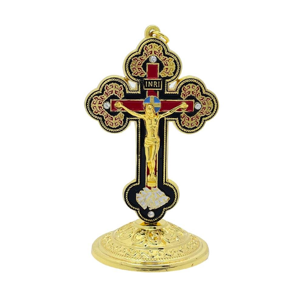 Home Decor Gold - Nuovo Crocifisso Cattolico da Tavolo 2026