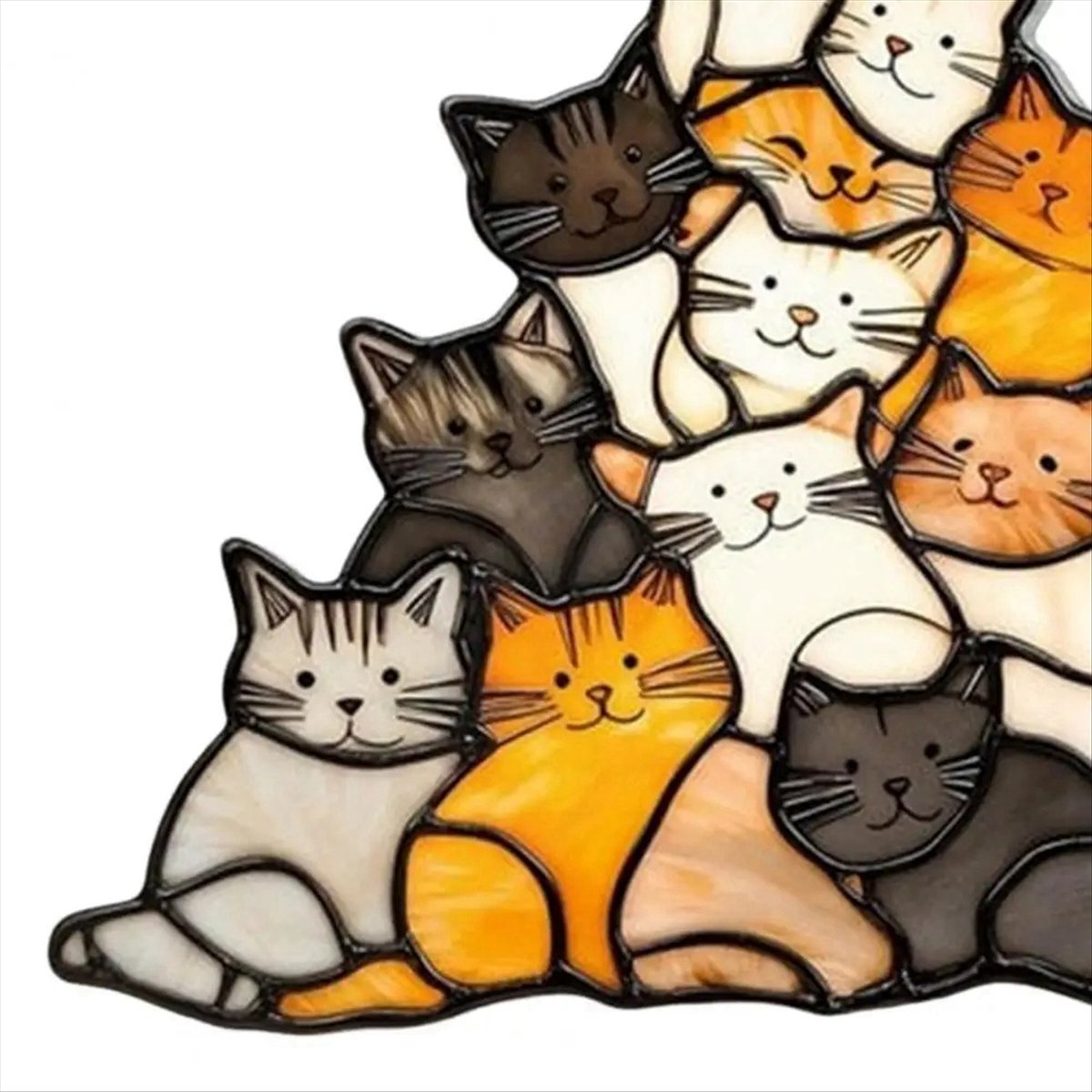 Home Christmas Decor - [N84R] Acchiappasole a forma di gatto