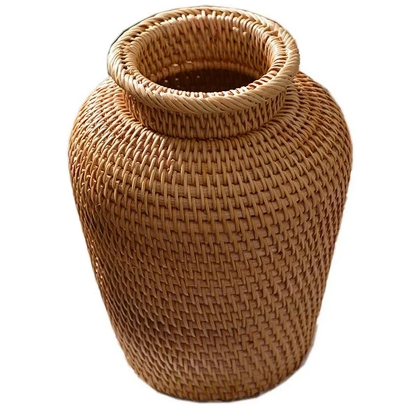 Rattan Plant Basket - Cesto di vimini Vaso da fiori