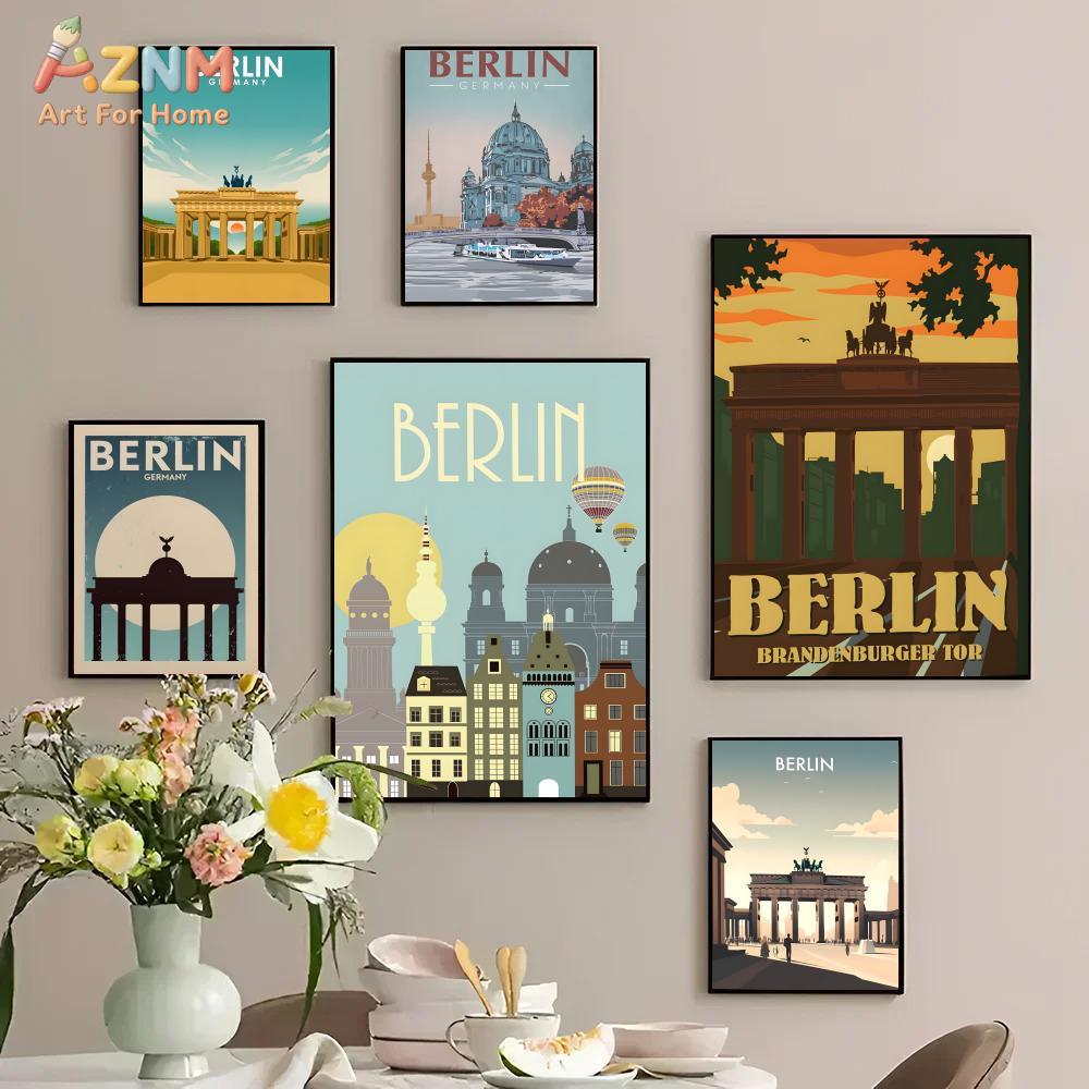 Germany Home Decor - AZNM Berlin Germania Stampa su tela