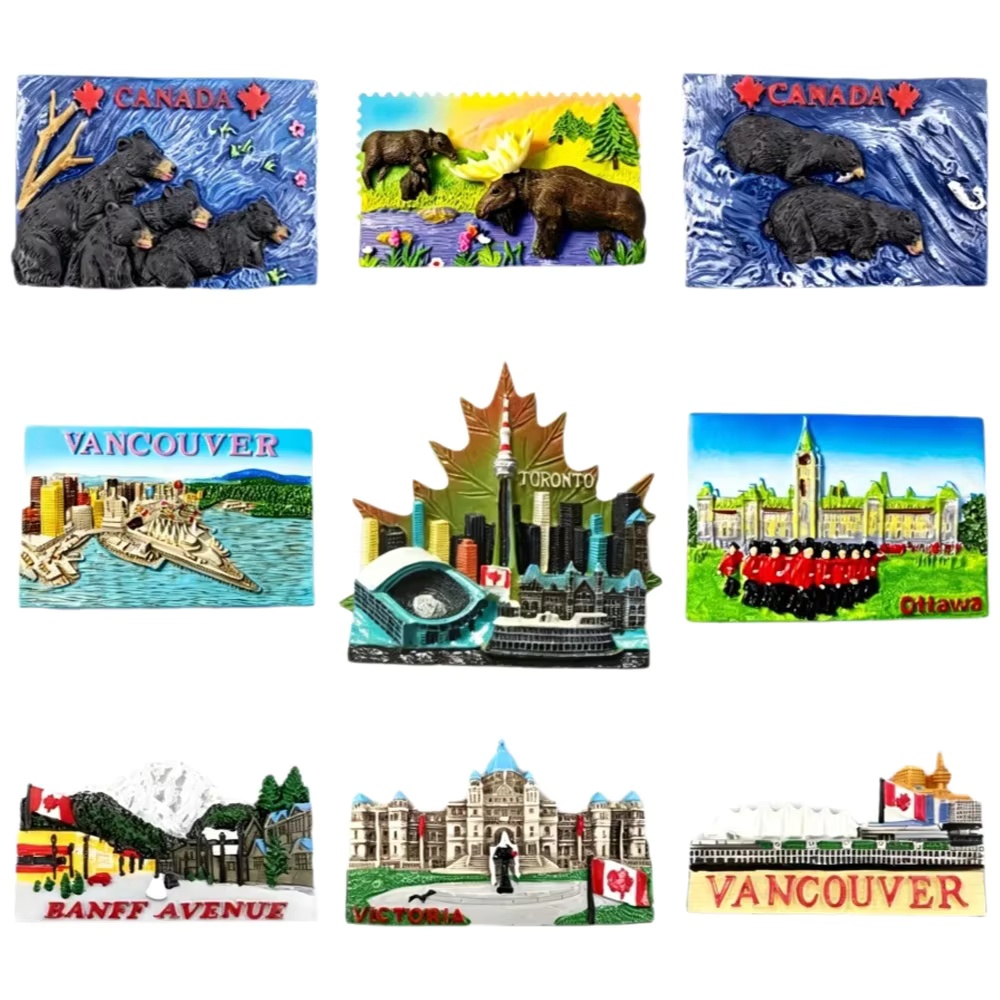 Home Decor Vancouver - Magnete per Frigorifero del Canada in