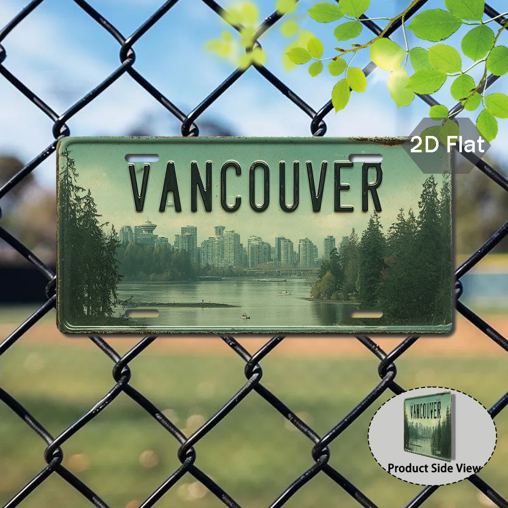 Home Decor Vancouver - Decorazione da Parete in Alluminio con