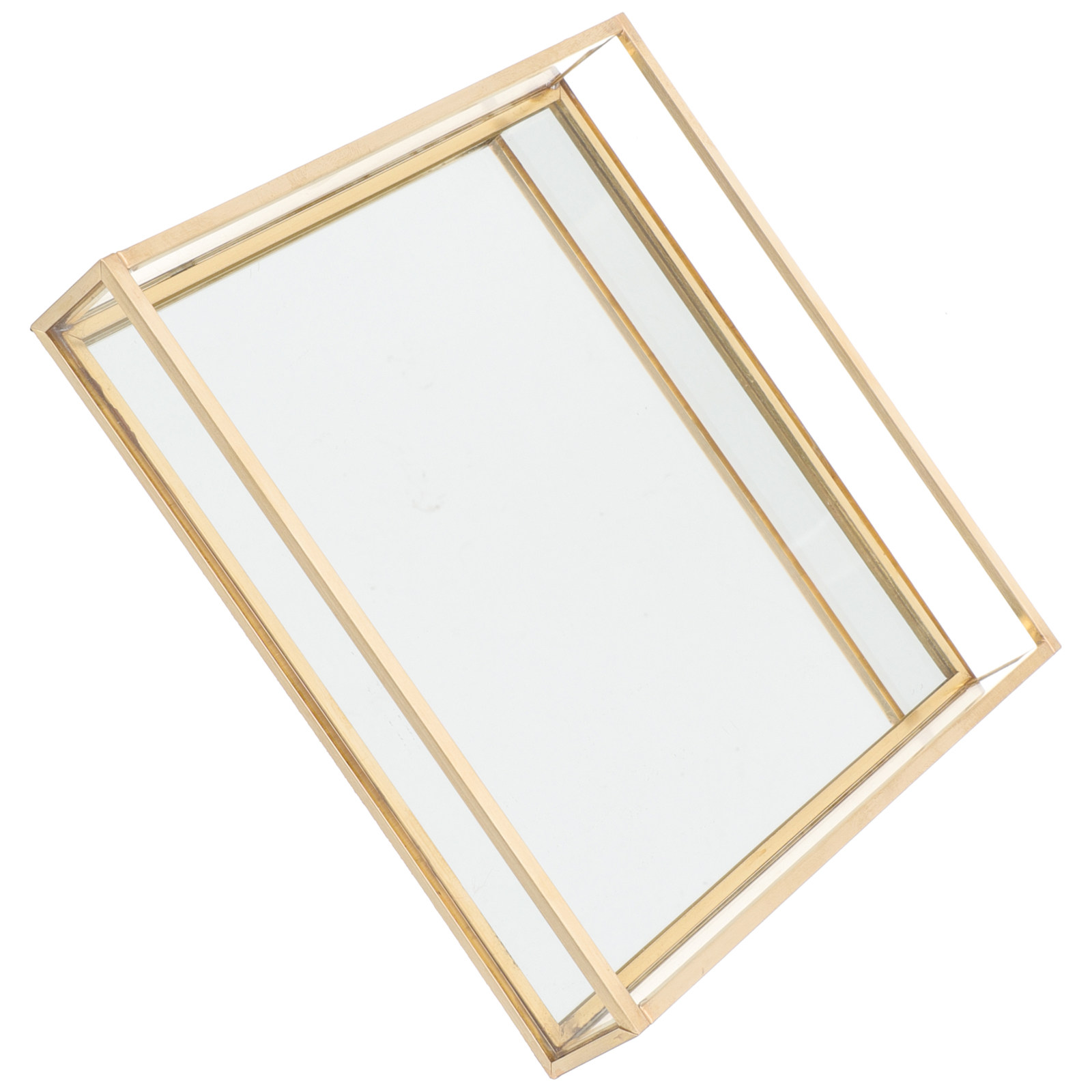 Home Decor Glass - Vassoio Decorativo in Vetro con Cornice