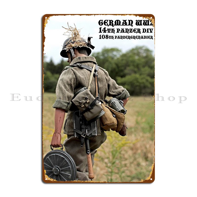 Germany Home Decor - Ww2 Panzergrenadier tedesco con miniera terrestre