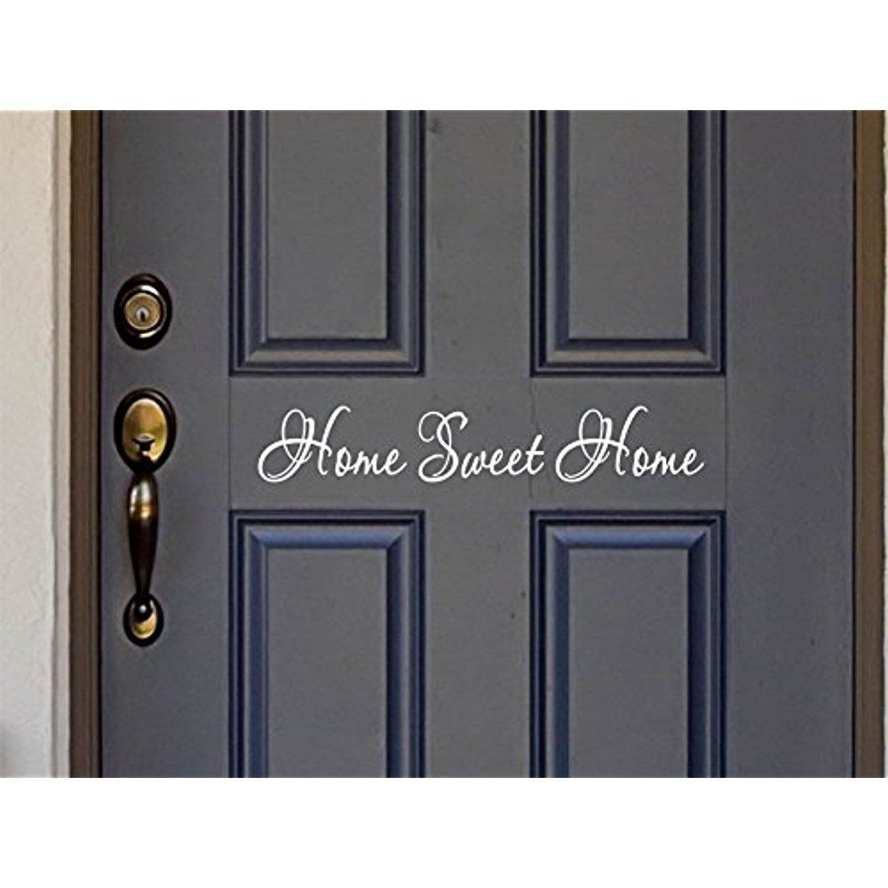 Home Decor Y2K - Adesivi murali citazione casa dolce parola