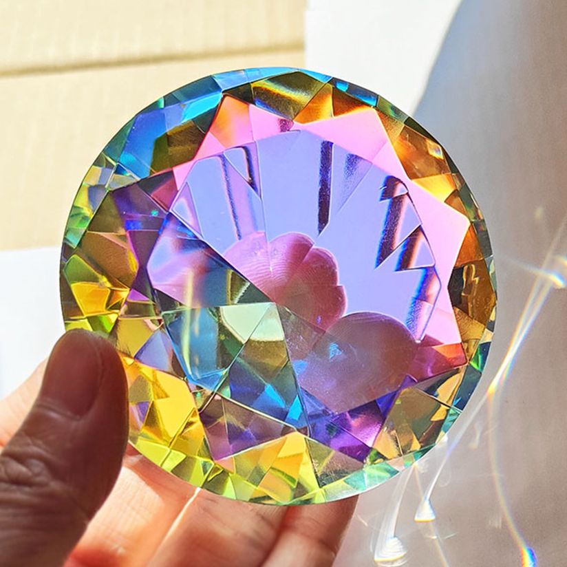 Home Decor Korea - 30-80mm AB colorato K9 cristallo diamante