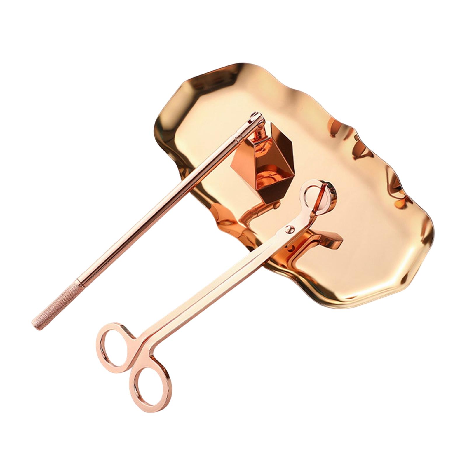 Home Decor Gold - Set di accessori per candele da