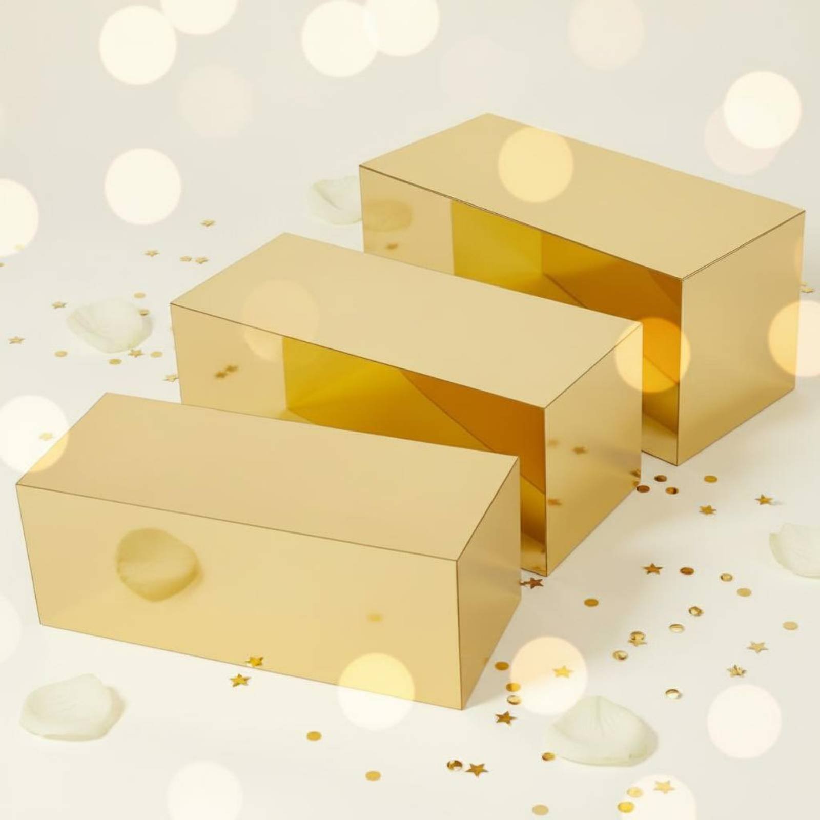 Set di 3 Alzate Espositive in  - Home Decor Gold recensione e prezzo