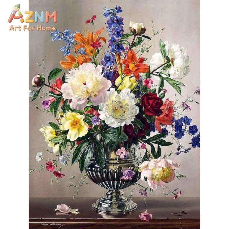 AZNM Quadro su Tela con Vaso d - Home Decor Vase With Flowers recensione e prezzo