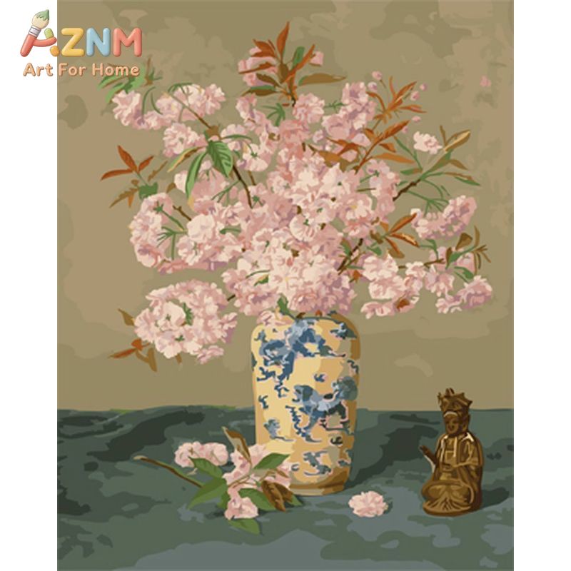 AZNM Quadro su Tela con Vaso d - Home Decor Vase With Flowers recensione e prezzo