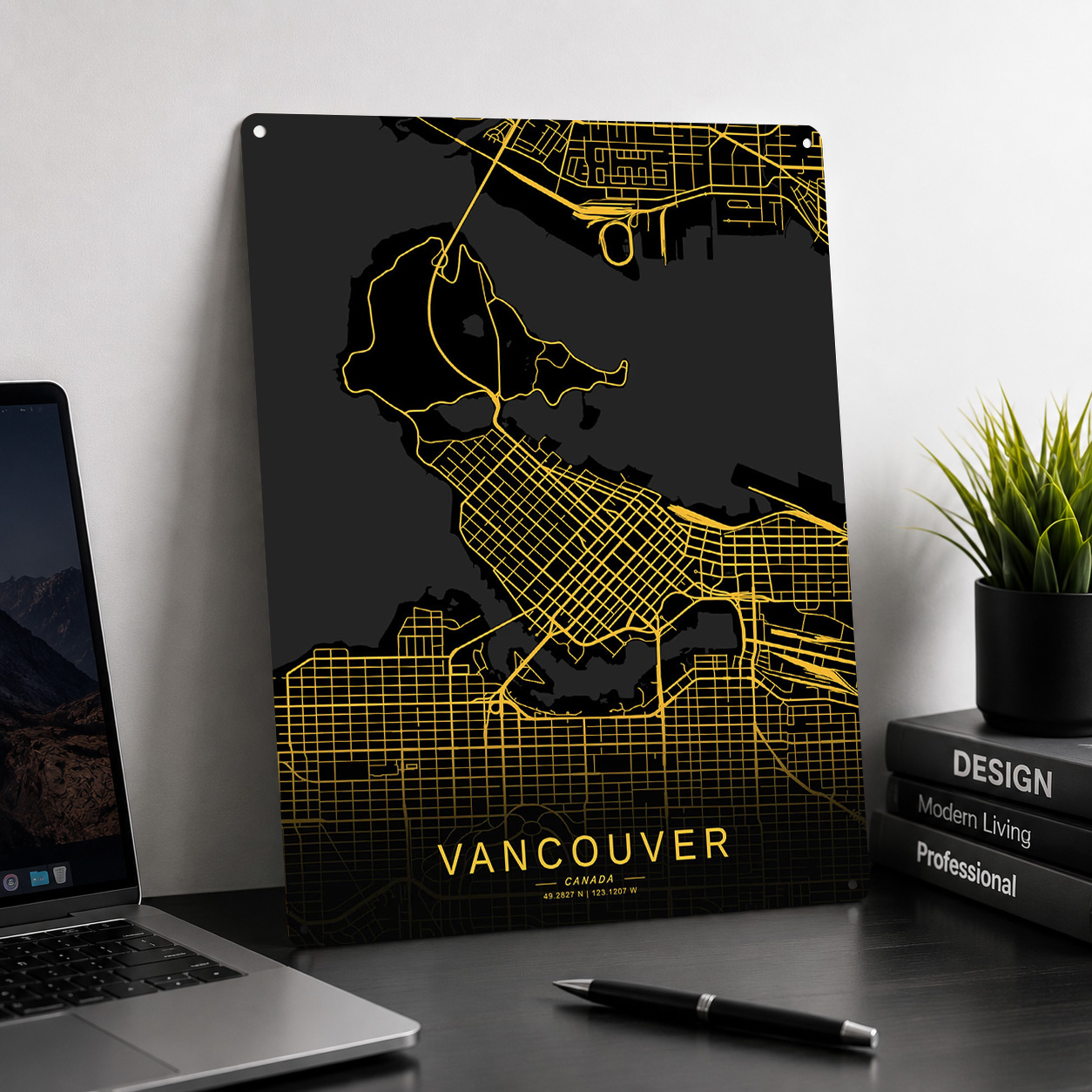 Poster con Mappa 3D di Vancouv - Home Decor Vancouver recensione e prezzo
