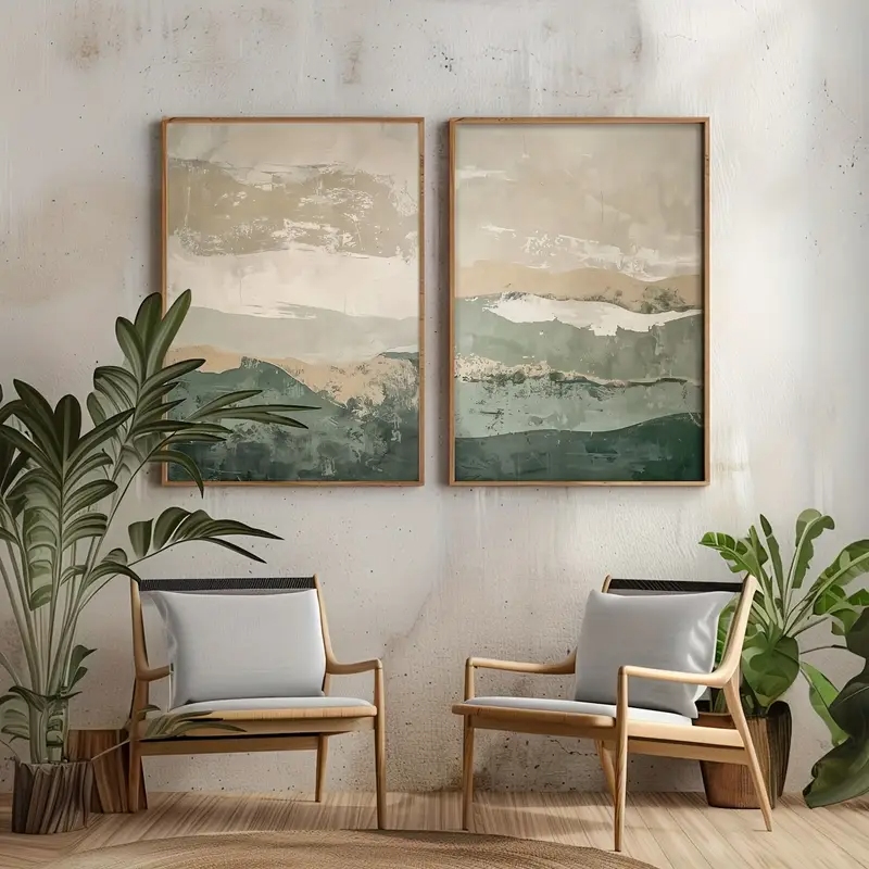 Set di 2 Stampe su Tela in Sti - Home Decor Korea recensione e prezzo