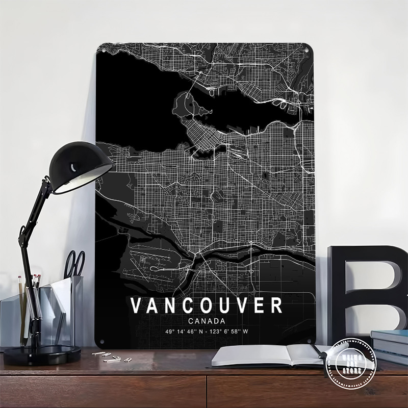 Poster 3D con Mappa di Vancouv - Home Decor Vancouver recensione e prezzo