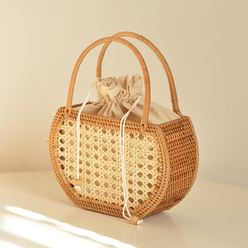 Casual Hollow Rattan Basket Ba - Rattan Plant Basket recensione e prezzo