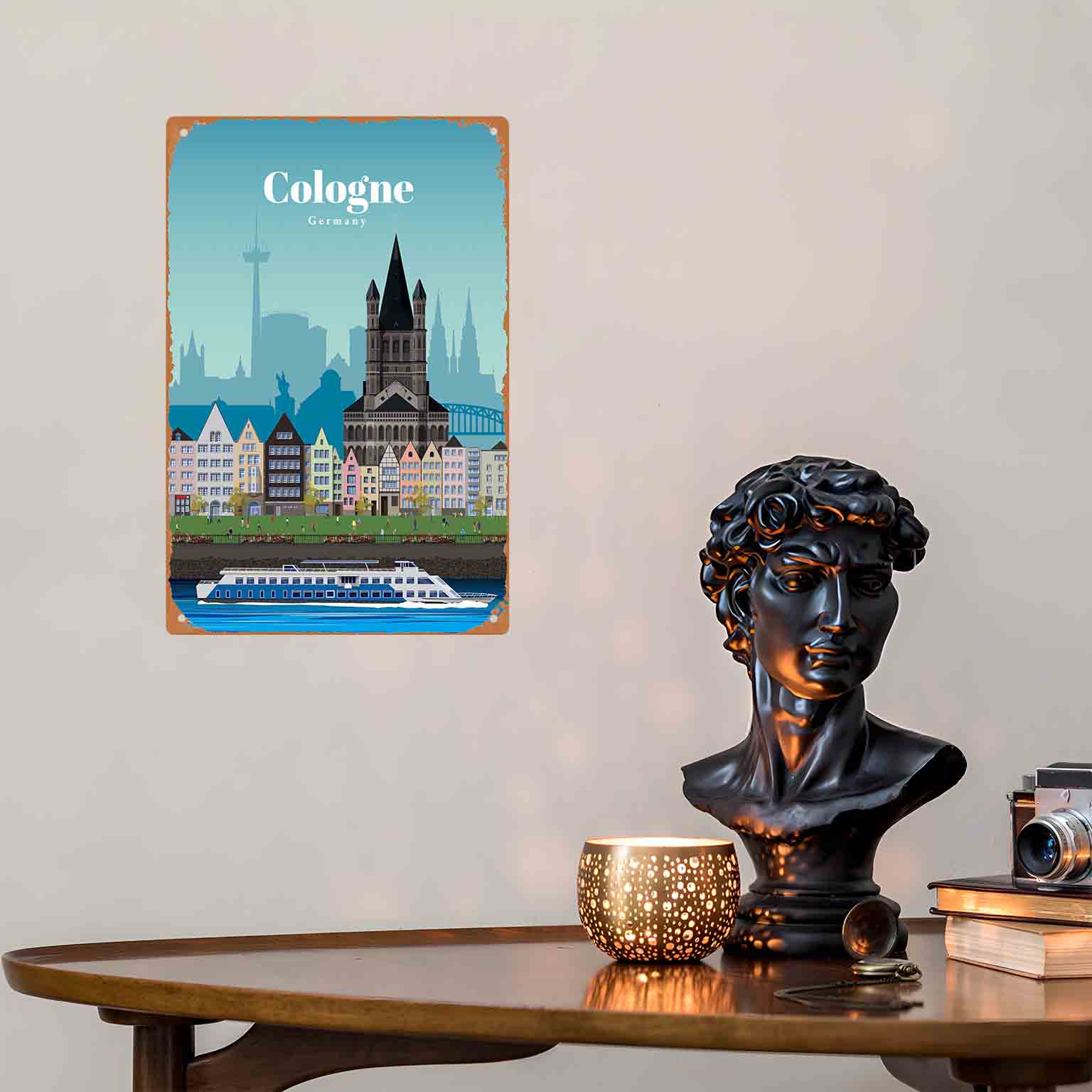 Insegna da parete in metallo 2 - Germany Home Decor recensione e prezzo