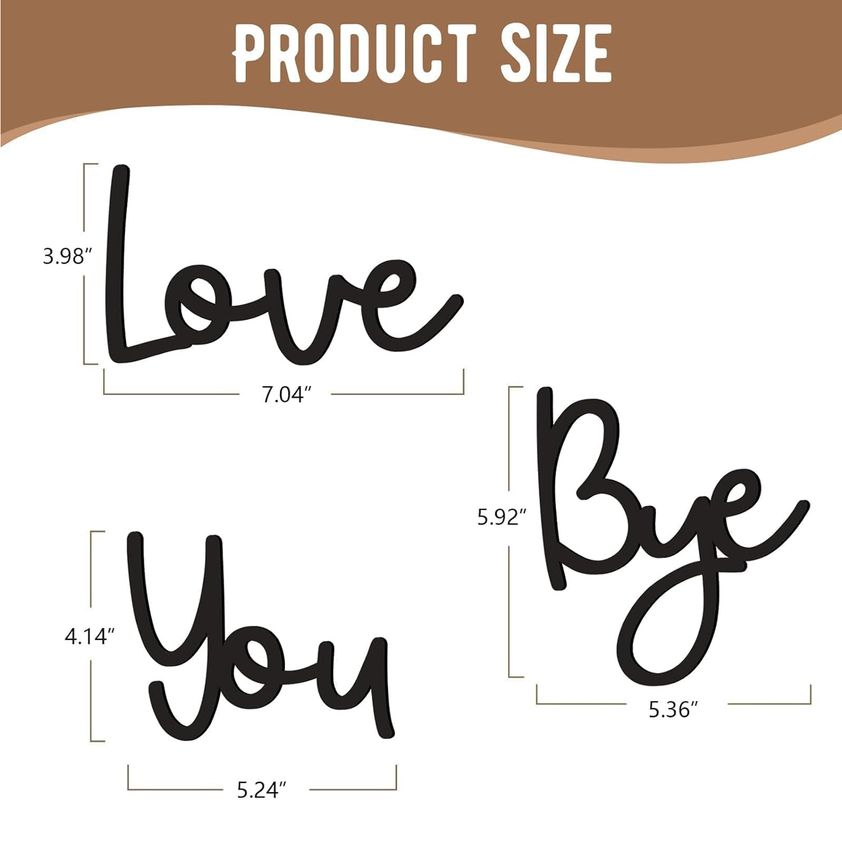 Love You Bye Targa in legno De - Home Decor Y2K recensione e prezzo