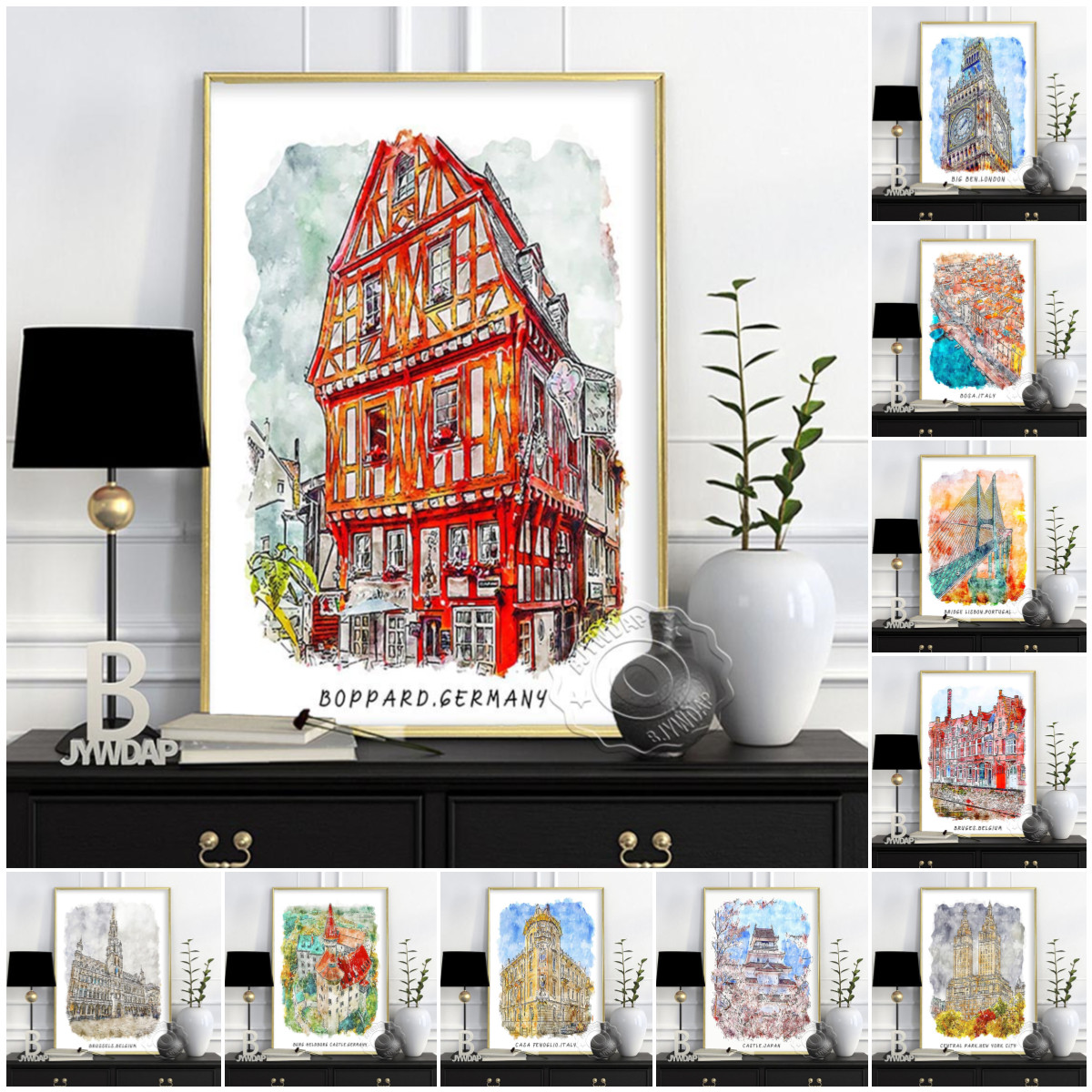 Poster di viaggio della città  - Germany Home Decor recensione e prezzo
