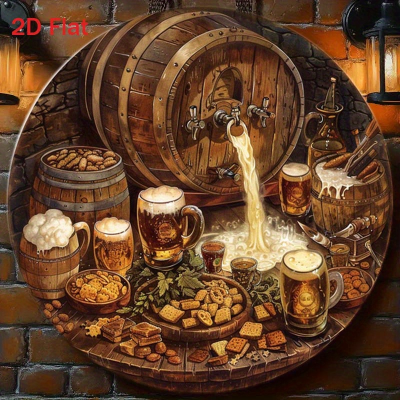 1 Pezzo Targa Rotonda 2D Piatt - Home Decor Korea recensione e prezzo
