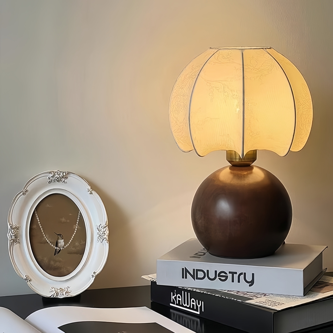 Lampada da tavolo floreale vin - Home Decor Gold recensione e prezzo