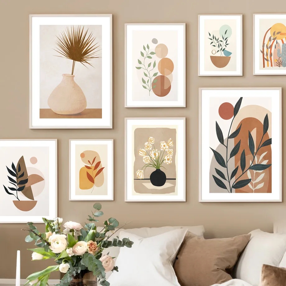 Poster e Stampe Astratte con F - Home Decor Vase With Flowers recensione e prezzo