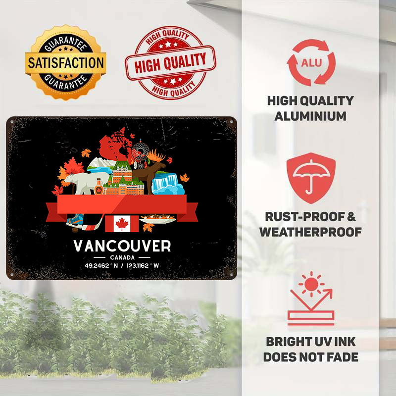 Poster Stampato della Mappa di - Home Decor Vancouver recensione e prezzo