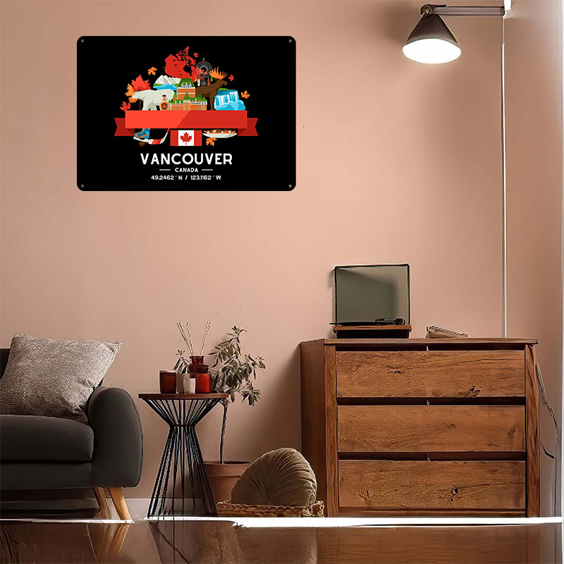 Poster Stampato della Mappa di - Home Decor Vancouver recensione e prezzo