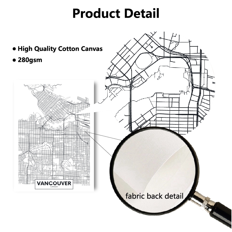 Canada Toronto City Map poster - Home Decor Vancouver recensione e prezzo