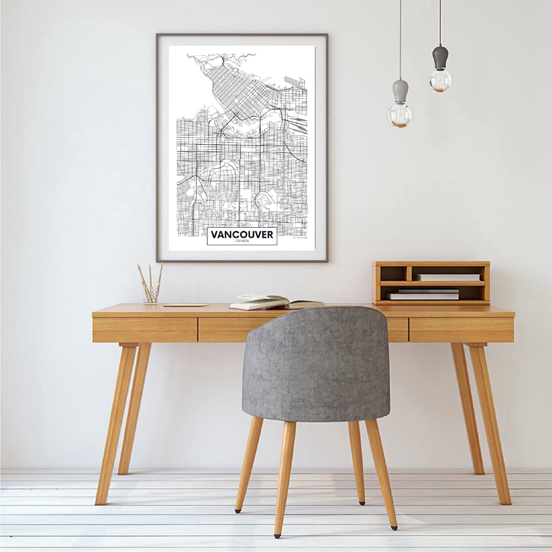 Canada Toronto City Map poster - Home Decor Vancouver recensione e prezzo