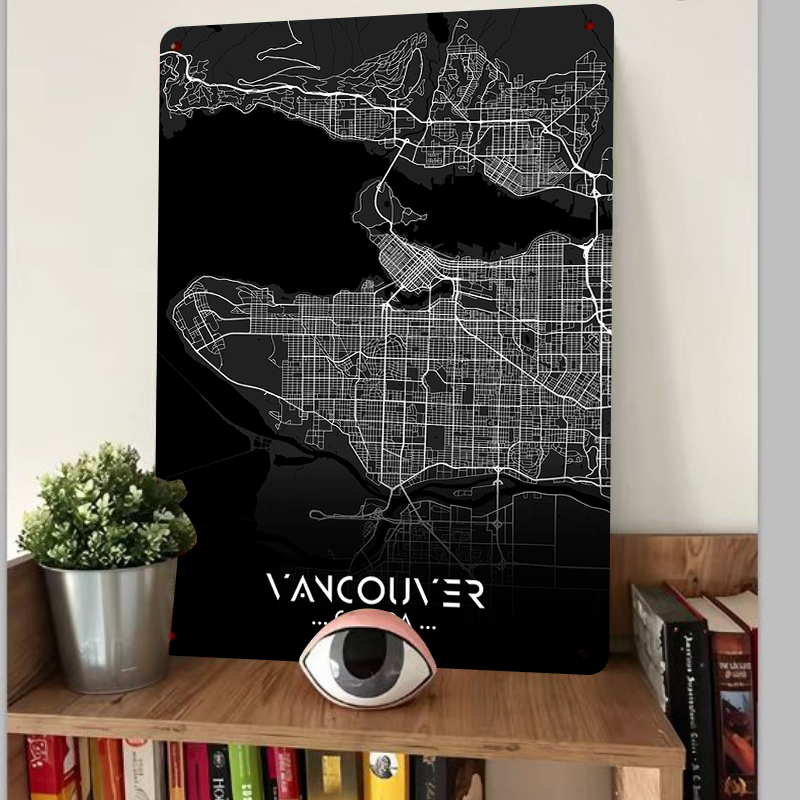 Vancouver Canada Mappa della c - Home Decor Vancouver recensione e prezzo