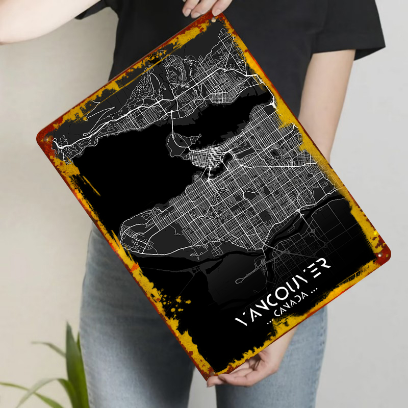 Vancouver Canada Mappa della c - Home Decor Vancouver recensione e prezzo