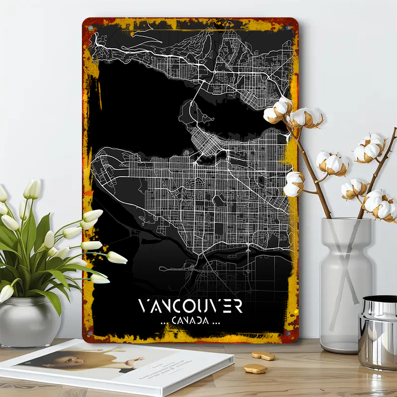 Vancouver Canada Mappa della c - Home Decor Vancouver recensione e prezzo