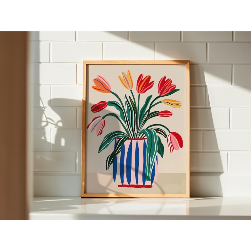 2 pezzi di decorazioni murali  - Home Decor Vase With Flowers recensione e prezzo