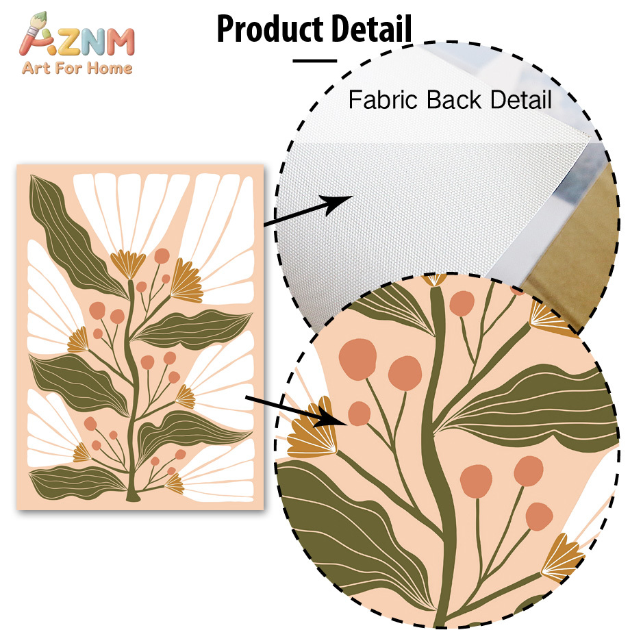 AZNM Quadro su tela floreale b - Home Decor Vase With Flowers recensione e prezzo