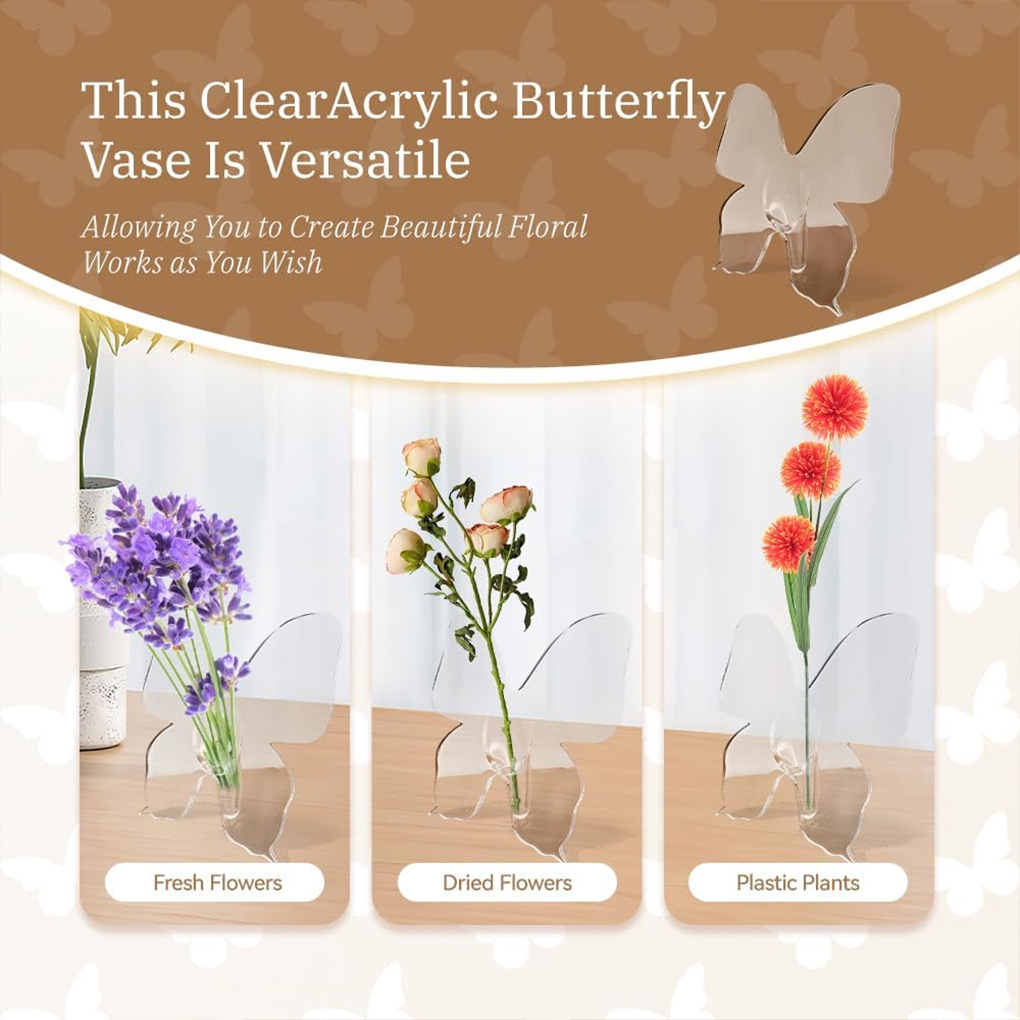 Vaso di fiori acrilico traspar - Home Decor Vase With Flowers recensione e prezzo