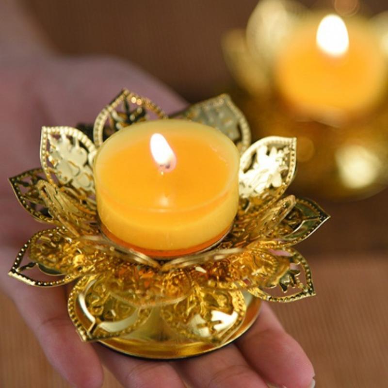 Portacandele per Tea Light con - Home Decor Gold recensione e prezzo