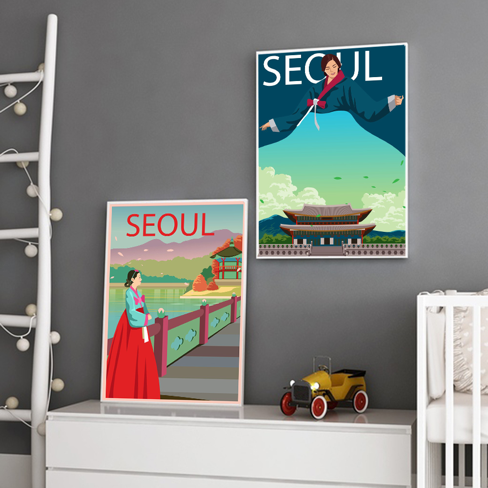 1 pezzo di pittura su tela sen - Home Decor Korea recensione e prezzo